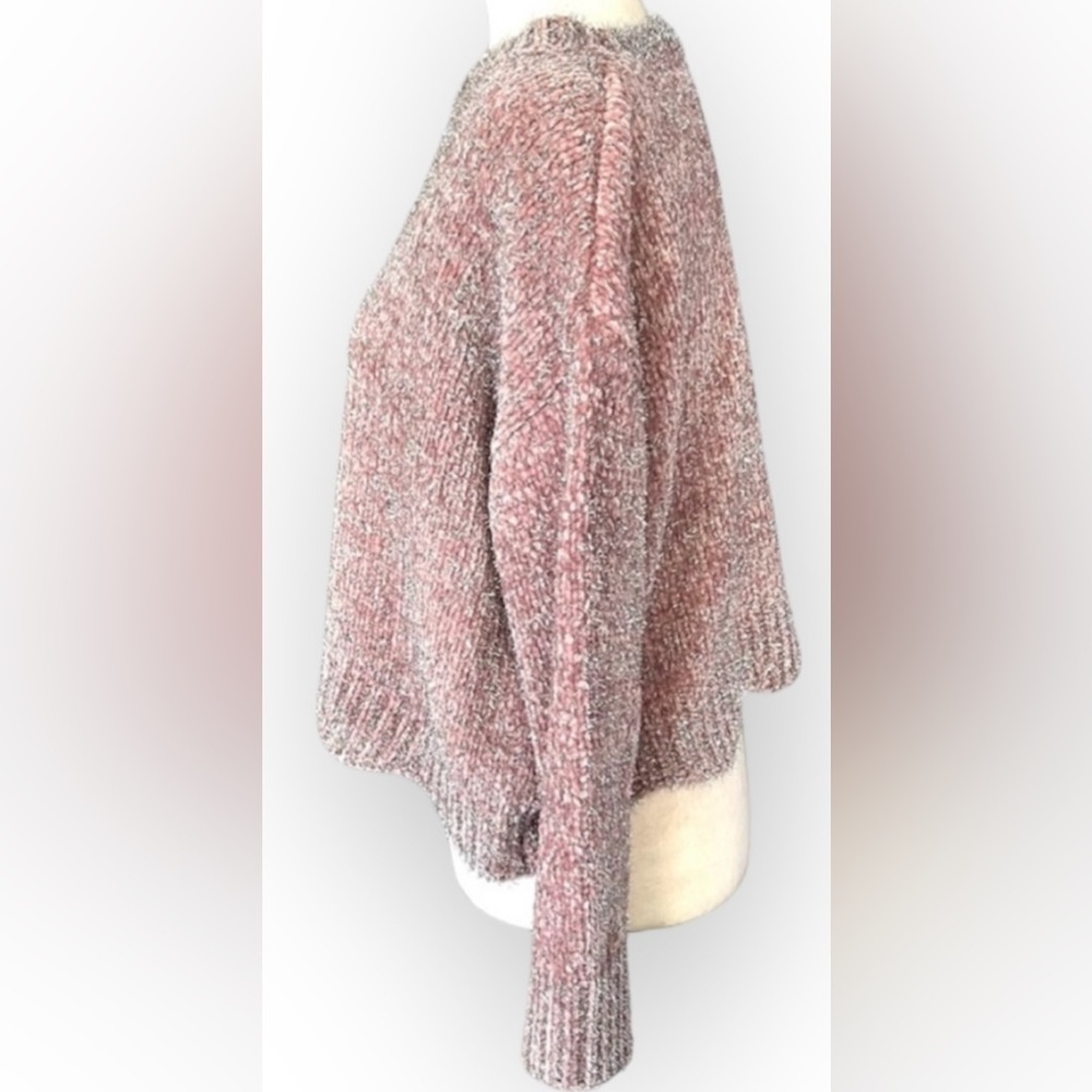 Altar’d State Sparkle Pink Sweater - Picture 2 of 7